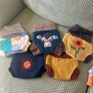 Merino Wool Diaper Covers - Newborn